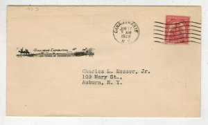 1929 GENERAL SULLIVAN EXPEDITION 657-27 1ST ROSCHER FDC CANAJORIE NY Machine Cxl