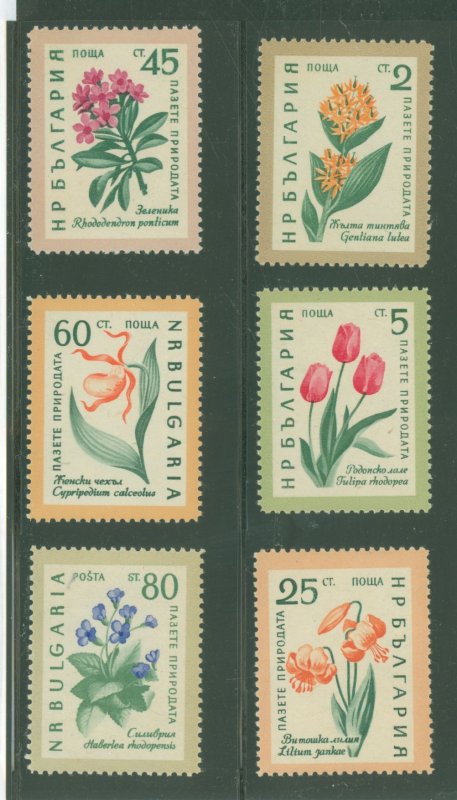Bulgaria #1107-1112 Mint (NH) Single (Complete Set) (Flowers)