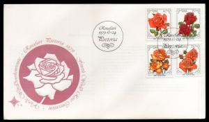 South Africa 1979 World Rose Convention Flowers Plant Flora Sc 525-8 FDC # 16328