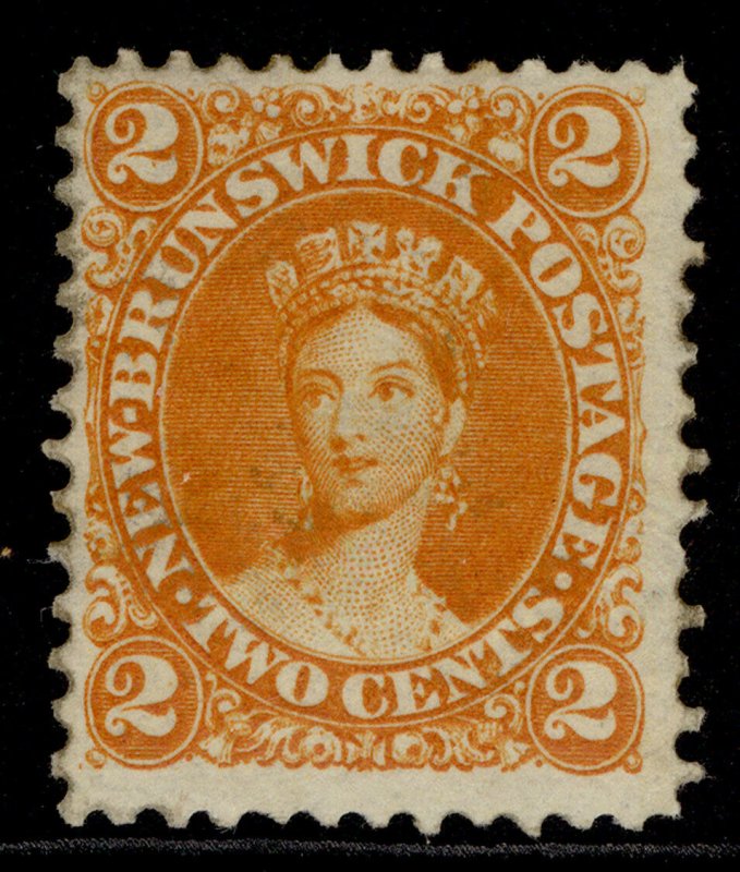 CANADA - New Brunswick QV SG10, 2c orange, M MINT. Cat £38. 