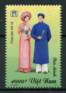 Vietnam Traditional Costumes 2019 MNH National Dress Cultures ASEAN 1v Set