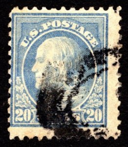 1917, US 20c, Franklin, Used, Sc 515