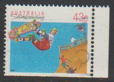 Australia SG 1181a  FU -    from booklet imperf  bottom r...