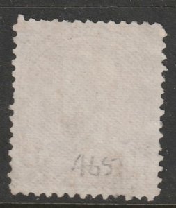 Canada Large Queen #27a Yellow Brown, Fancy Cancel L80, Clean Back  (~2021)