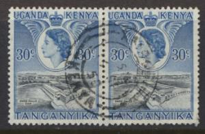 Kenya Uganda Tanganyika SG 171 Used pair 