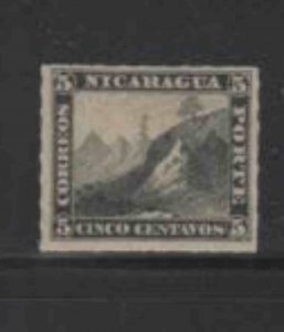 NICARAGUA #10 1878 5c MOUNTAIN MINT VF LH O.G