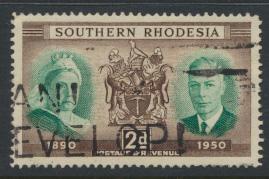 Southern Rhodesia  SG 70  SC# 73 Used Diamond Jubilee of S. Rhodesia see deta...