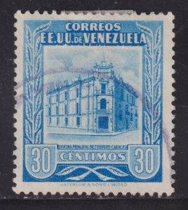 Venezuela 656 Caracas General Post Office 1953