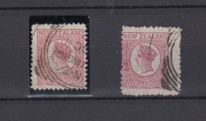 New Zealand 1875 1/2d Newspaper (2) SG149 Wmk Star VFU BP5762