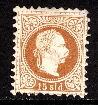 Austria Turkey 1876 Scott #7i MH, tiny thin (CV 12.00)