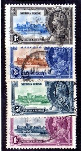 SIERRA LEONE 166-9 USED SCV $65.00 BIN $32.50 WINDSOR CASTLE