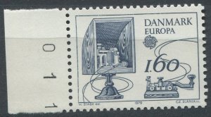 Denmark Sc#652 MNH, 1.60k dk bl, Europa (C.E.P.T.) 1979 - History of the Post...