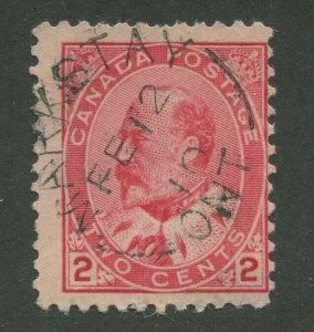 ONTARIO SPLIT RING TOWN CANCEL MARKSTAY