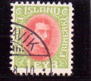 Iceland  Scott#  202  Used