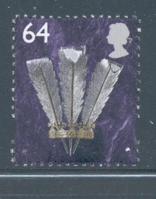 Great Britain Wales Sc 16 1999 64p Feathers stamp mint NH