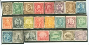 United States #632-642/653/692-701 Unused Single (Complete Set)