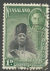 Nyasaland  Scott 69  Used