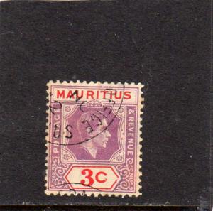 Mauritius Geo V l Def 255a used