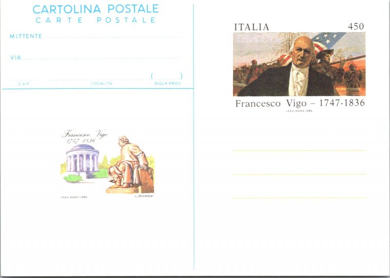 Italy, Government Postal Card