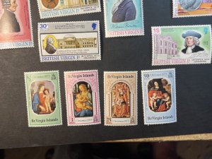 BRITISH VIRGIN ISLANDS # 249-269--MINT NEVER/HINGED--5 COMPLETE SETS--1973-74