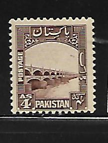 PAKISTAN 33  MINT HINGED  GHULAN MUHAMMED DAM ISSUE