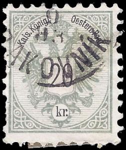 Austria 1883 Sc 45 uf