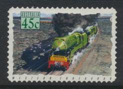 Australia SG 1413  Used  -Trains self adhesive 