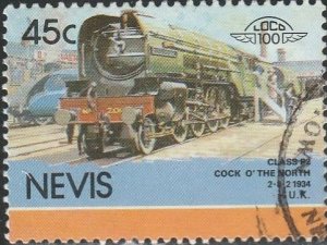 Nevis,  #197b Used From 1983-86