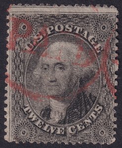 #36 Used, Fine+, Light red PAID cancel (CV $300 - ID49383) - Joseph Luft