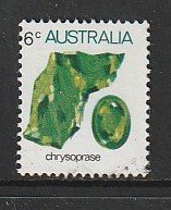 1973 Australia - Sc 558 - used VF - single - Chrysoprase