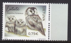Lithuania, Fauna, Birds, MNH / 2020