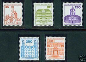 German Berlin Scott 9N438-45 MNH** Short set CV$8.50