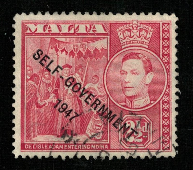 Malta,1948 King George VI, Overprinted SELF-GOVERNMENT 1947 (ТS-424)