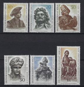 Germany Berlin Scott # 9N256 - 9N261, mint nh, cpl. set