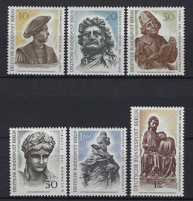 Germany Berlin Scott # 9N256 - 9N261, mint nh, cpl. set
