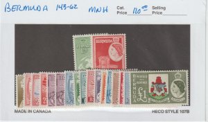 Bermuda 143-62 VF MNH