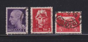 Italy 455, 457-458 U Various