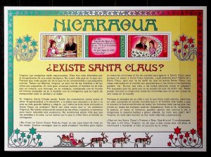 NICARAGUA Sc C848a NH SOUVENIR SHEET OF 1973 - CHRISTMAS - (CT5)