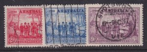 Australia, Scott 163-165 (SG 193-195), used