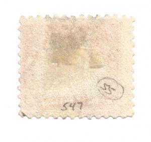 Scott #547 $2.00 Carmine/Black Franklin 1920