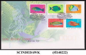 COCOS KEELING ISLANDS AUSTRALIA - 1997 MARINE LIFE / FISH - FDC