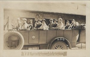 1933 - RPPC -Yellowstone Park Tourist Bus - Ephemera 1205