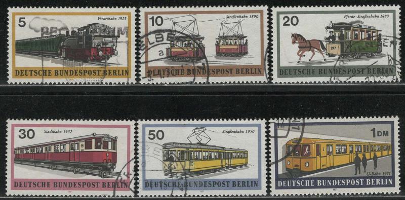 Germany Berlin Scott # 9N305 - 9N310, used