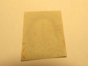 US Stamps, Scott # 9 used, Black Town Cancel, with Certificate, Type IV 1851,