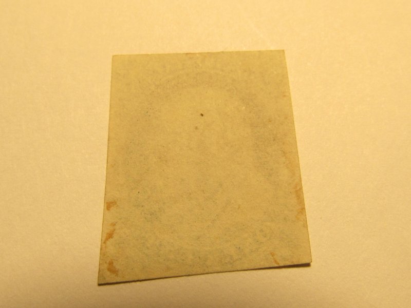 US Stamps, Scott # 9 used, Black Town Cancel, with Certificate, Type IV 1851,