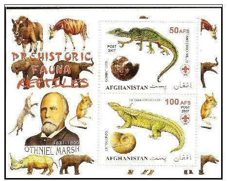 AFGHANISTAN SHEET DINOSAURS