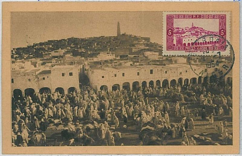 32291  MAXIMUM CARD - Architecture : ALGERIE ALGERIA 1954