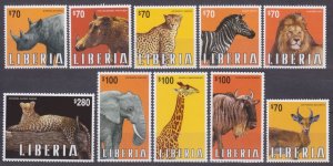 2013 Liberia 6212-6220 Fauna 20,00 €