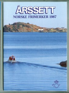 Norway. 1987 Official Year Set. Year Pack. MNH Stamps In Folder.