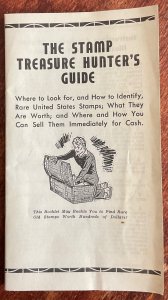 The Stamp Treasure Hunter’s Guide H E Harris 1957 Edition Paperback Used 31 Page